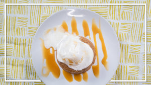Spiced Apple and Salted Caramel Lava Cake
