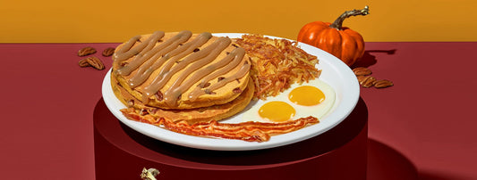 Denny's is Smashing It With Their New Pumpkin Pecan Pancakes