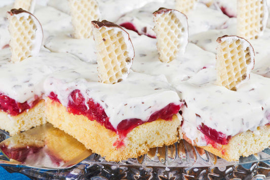 Cherry Pretzel Squares