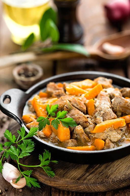 Beer Braised Chicken Stew