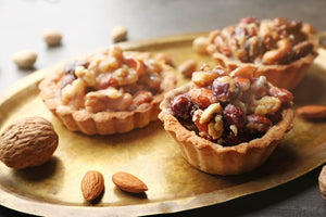 Almond Walnut Raisin Tartlets