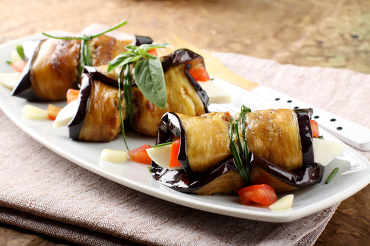 Fried Eggplant Pockets