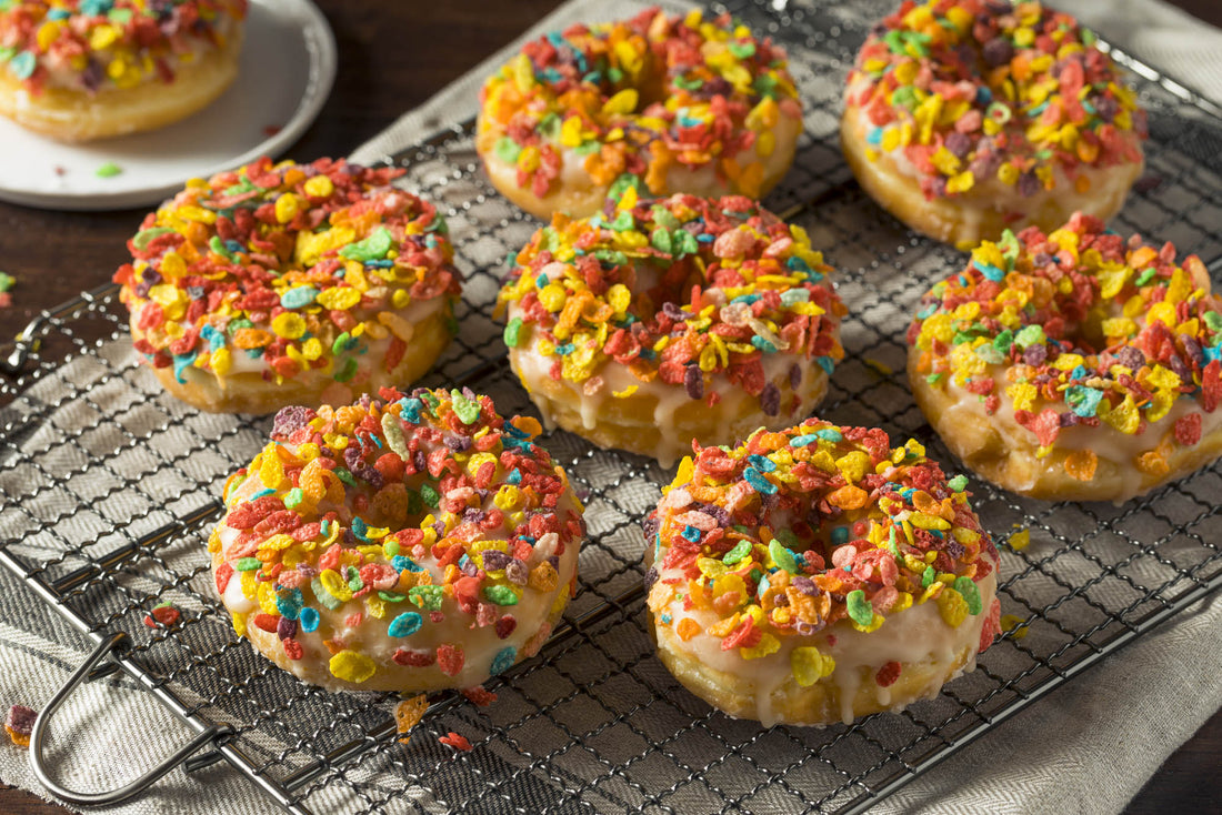 Breakfast Cereal Donuts