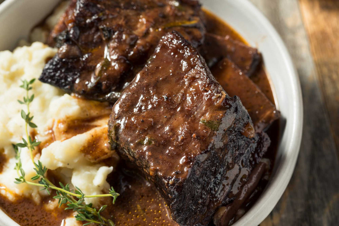Beer And Wine Braised Short Ribs