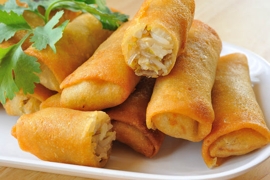 Loaded Mashed Potato Filled Egg Rolls