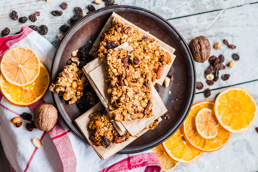 Cranberry Almond Oat Squares