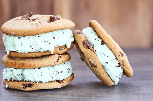 Mint Chocolate Chip Cookies