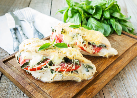 Caprese Stuffed Portobellos