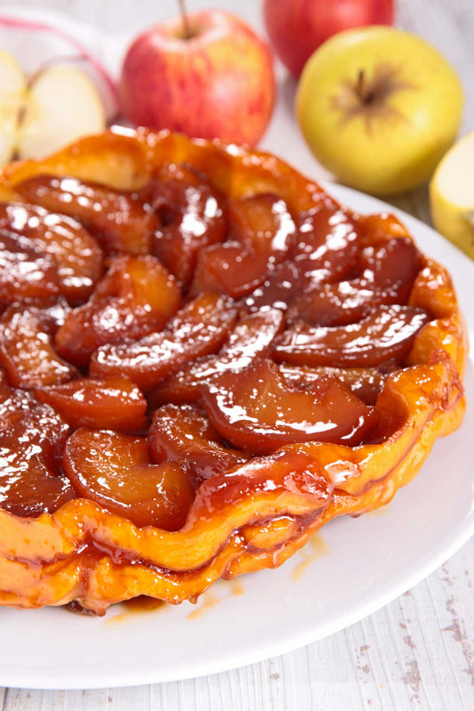 Caramel Apple Funnel Cake