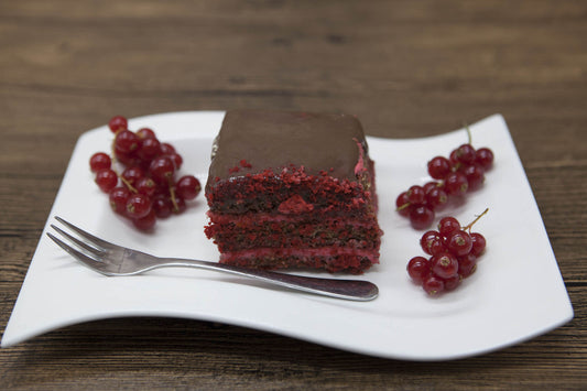 Red Velvet Raspberry Oreo Fudge Bars