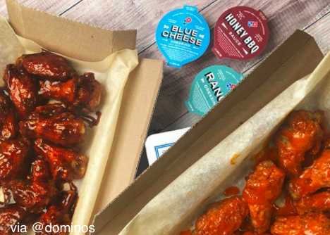 Domino's Announces its "New & Improved" Wing and Sauces