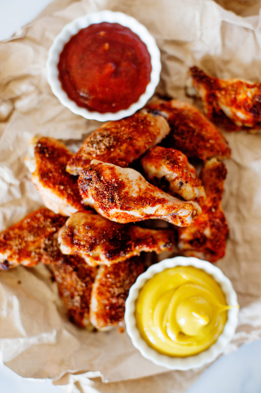 Dry Rub BBQ Chicken Wings