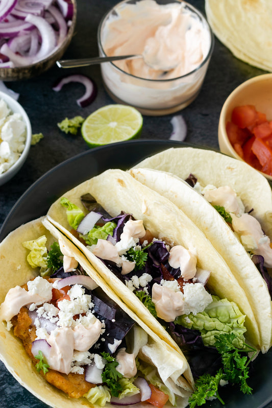 Easy Fish Tacos Recipe with Cabbage Slaw