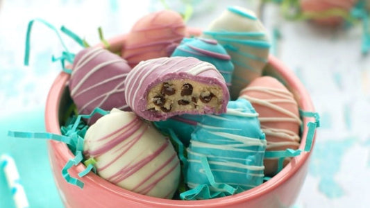 Easter Egg Cookie Dough Truffles