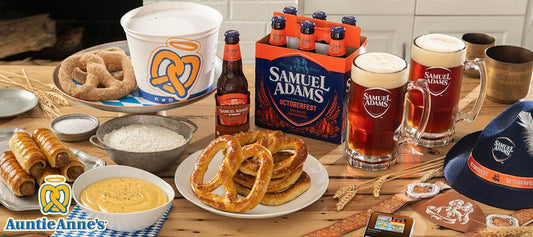 Beer Halls Closed, But Sam Adams' Octoberfest Is Back + Auntie Anne’s Pretzels Kit!