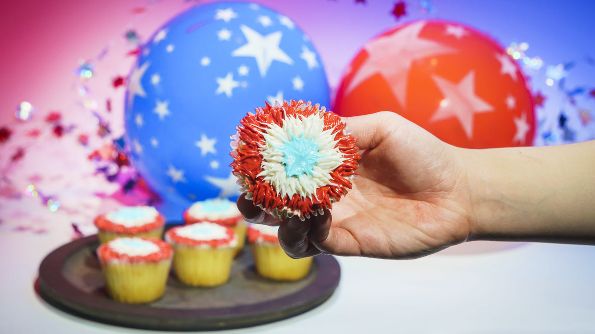 Firework Cupcakes – Cooking Panda