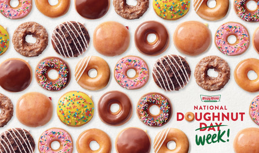 Get Free Doughnuts During Krispy Kreme's National Doughnut Week June 1-June 5