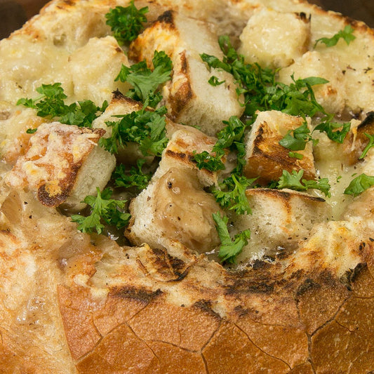 French Onion Soup Bread Bowl