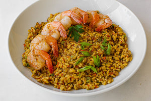 Fried Rice RightRice Medley with Garlic Shrimp
