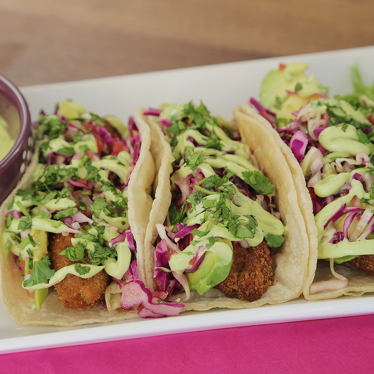 Fried Albacore Fish Tacos Presented By Bumble Bee Tuna-image