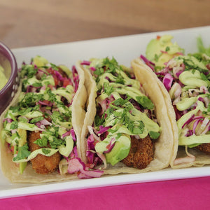 Fried Albacore Fish Tacos Presented By Bumble Bee Tuna