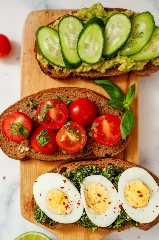 Healthy Open Rye Sandwiches