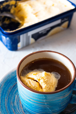 Homemade Affogato Chai Latte