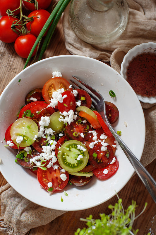 Heirloom Tomato & Goat Cheese Salad