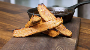 Honey Garlic Sweet Potato Fries