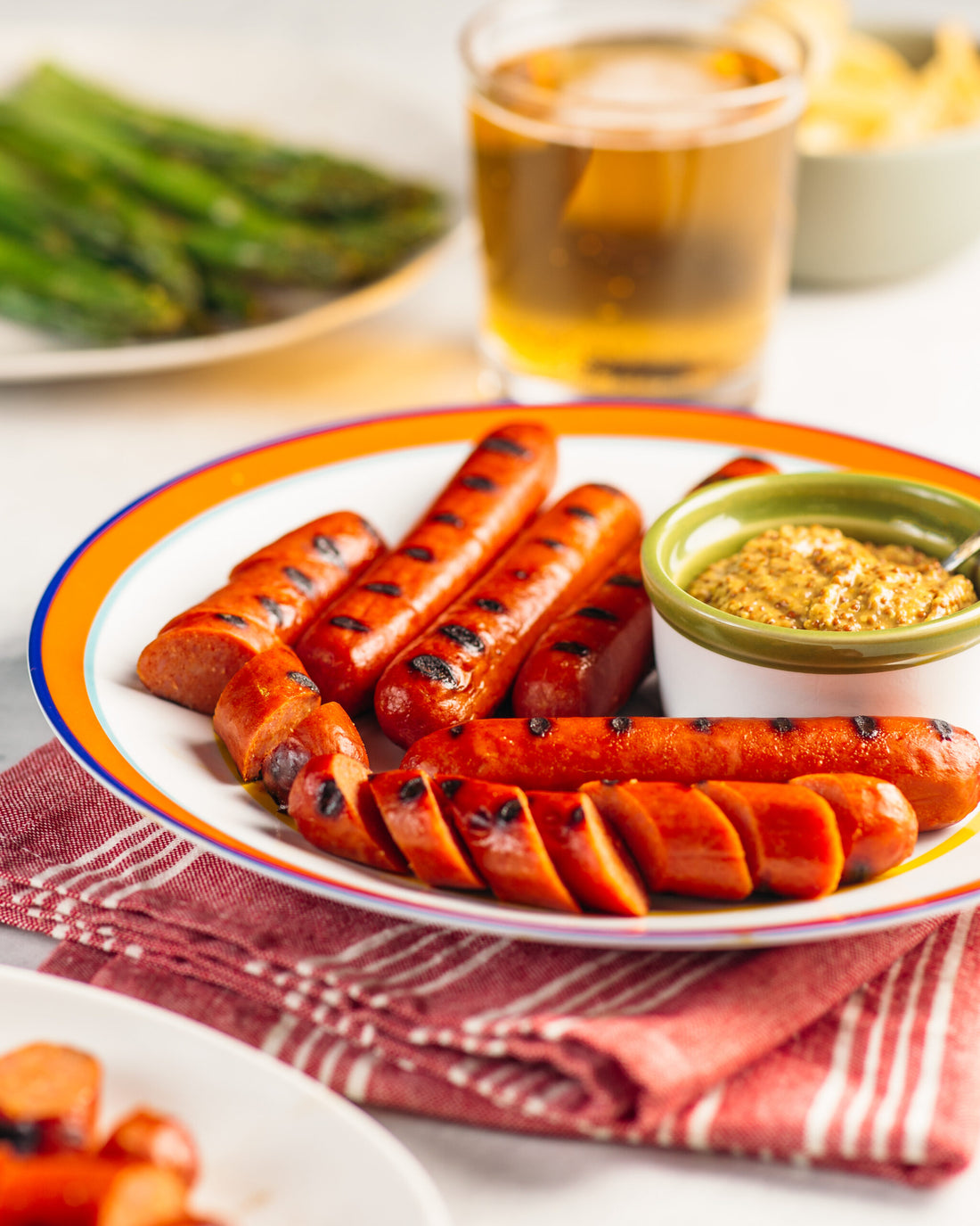 Hot Dog & Whole Grain Mustard