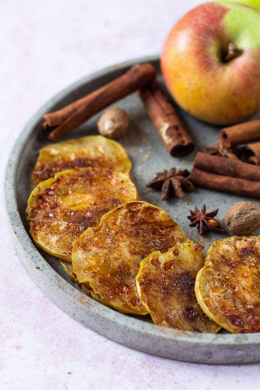 Easy Baked Apple Slices in a Waffle Iron