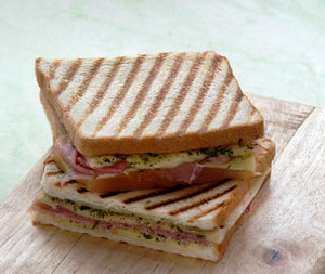 Grilled Ham and Swiss Cheese Sandwiches