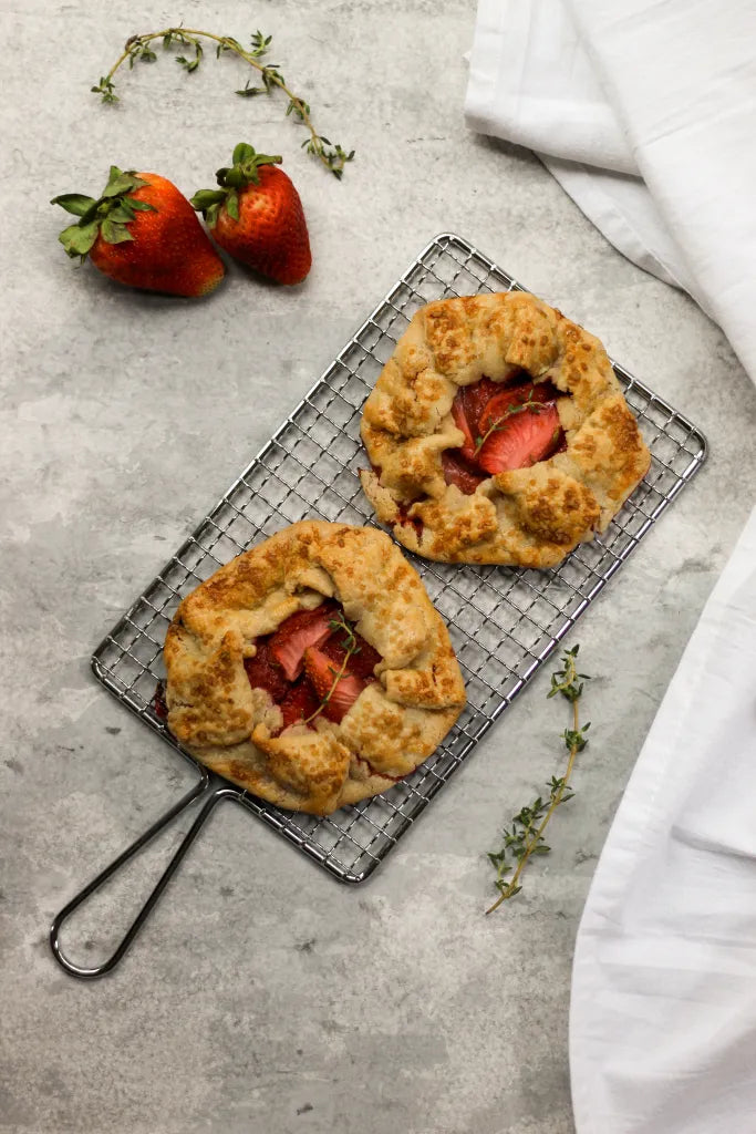 Healthy Strawberry Thyme Gallettes