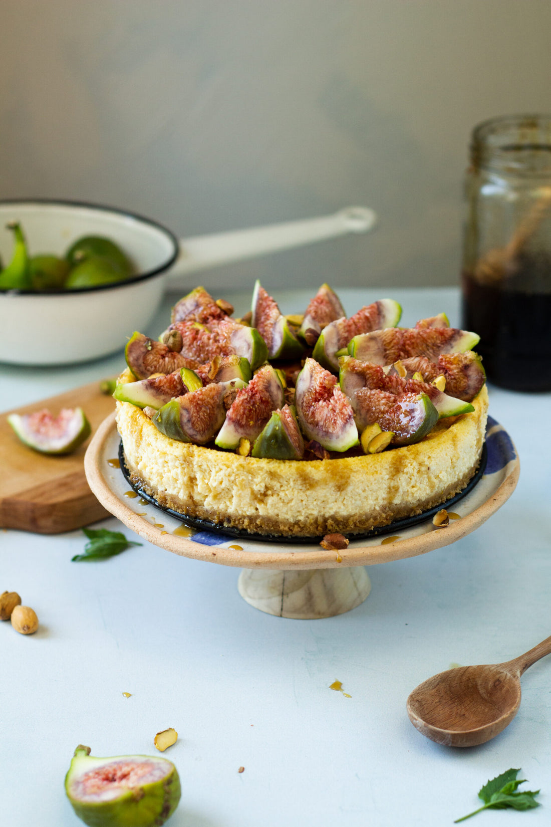 Ricotta Cheesecake with Figs