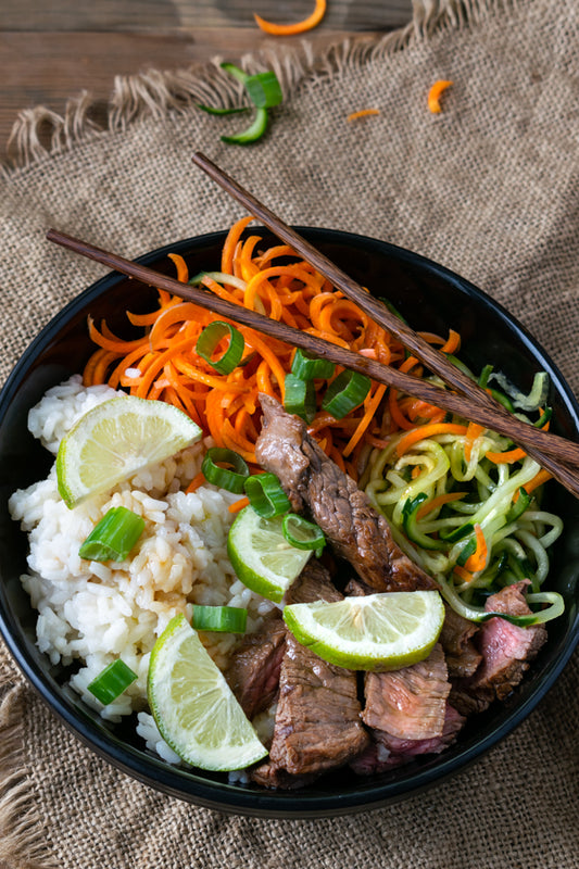 Korean BBQ Steak Rice Bowls