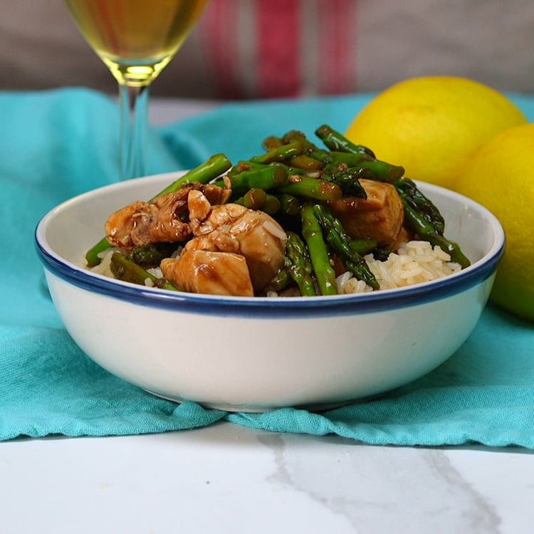 Lemon Chicken And Asparagus StirFry Cooking Panda