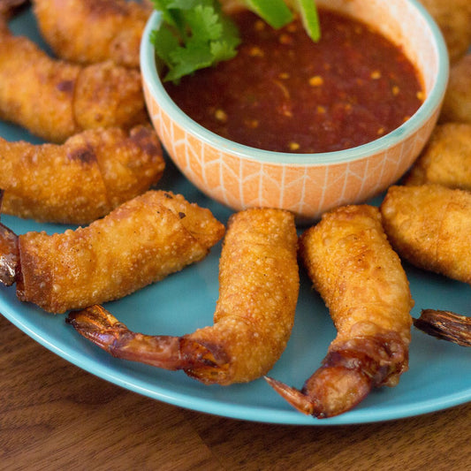 Lime & Chili Crunch Shrimp Rolls