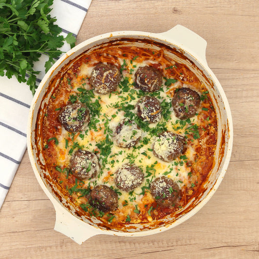 Meatball Spaghetti Skillet