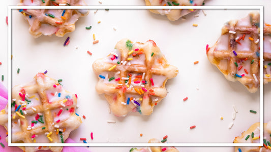 Confetti Waffle Cookies