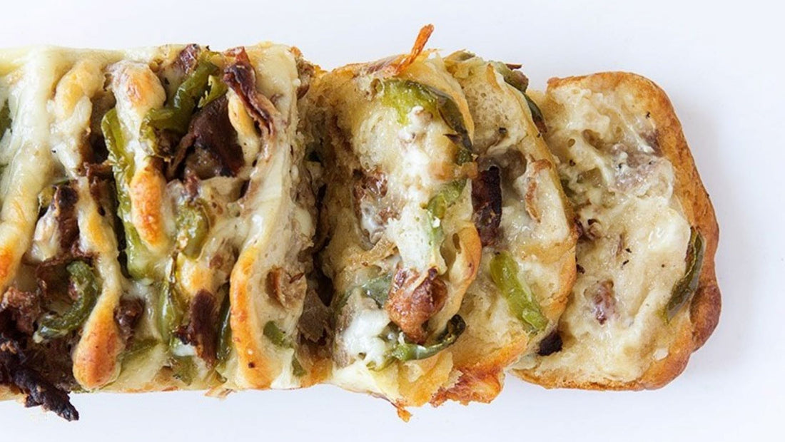Philly Cheese Steak Pull Apart Bread