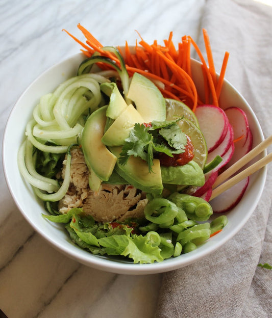 Paleo Tuna Veggie Bowls