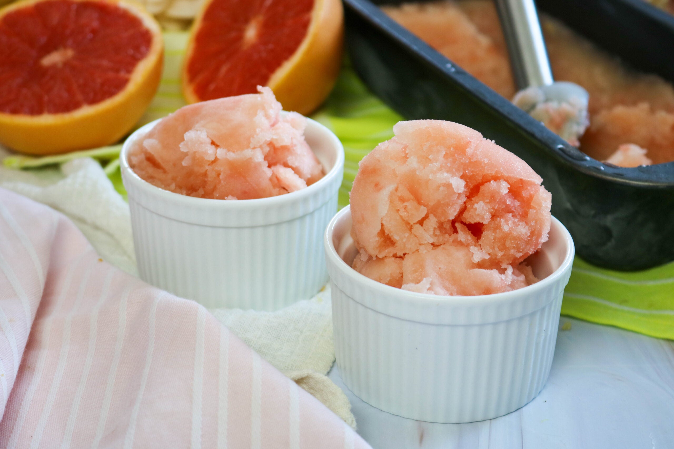 Pink Grapefruit Sorbet – Cooking Panda