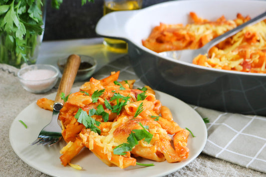 Three Cheese Baked Ziti