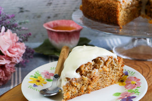 Carrot Cake with Maple Glaze