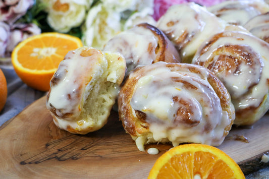 homemade orange rolls