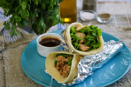 Chicken Roll-Ups with Pita Bread