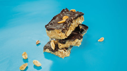 Ramen Peanut Butter Chocolate Bars