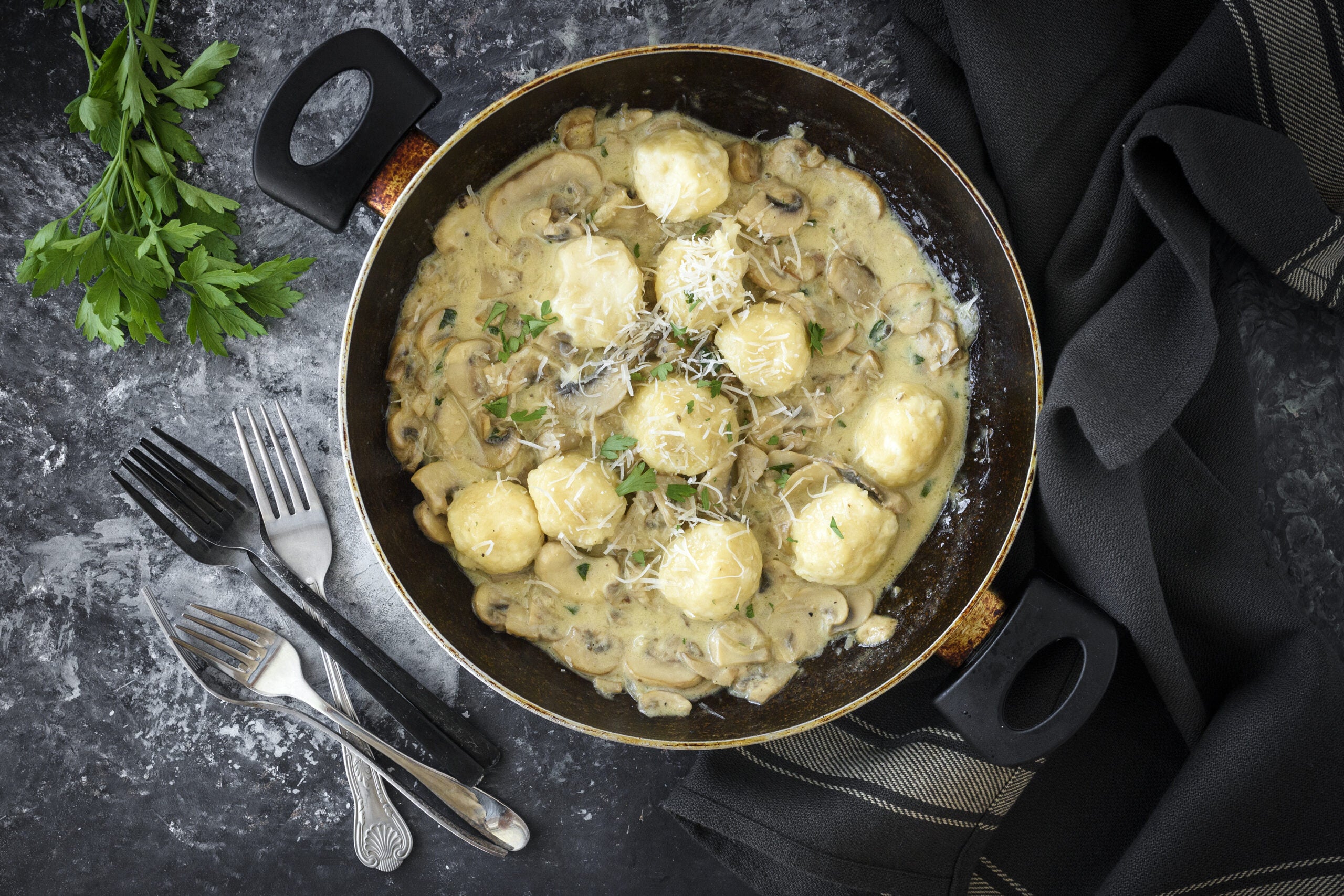 Ricotta Cheese Gnocchi With Mushroom – Cooking Panda