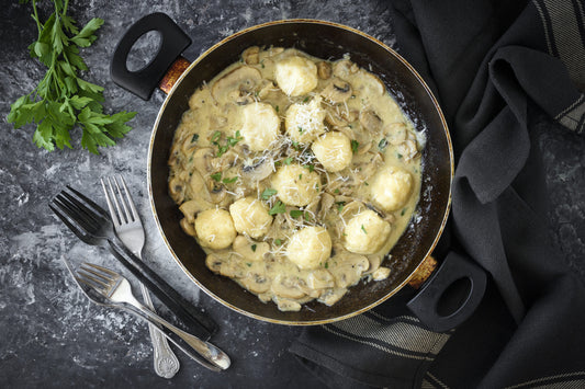 Ricotta Cheese Gnocchi with Mushroom