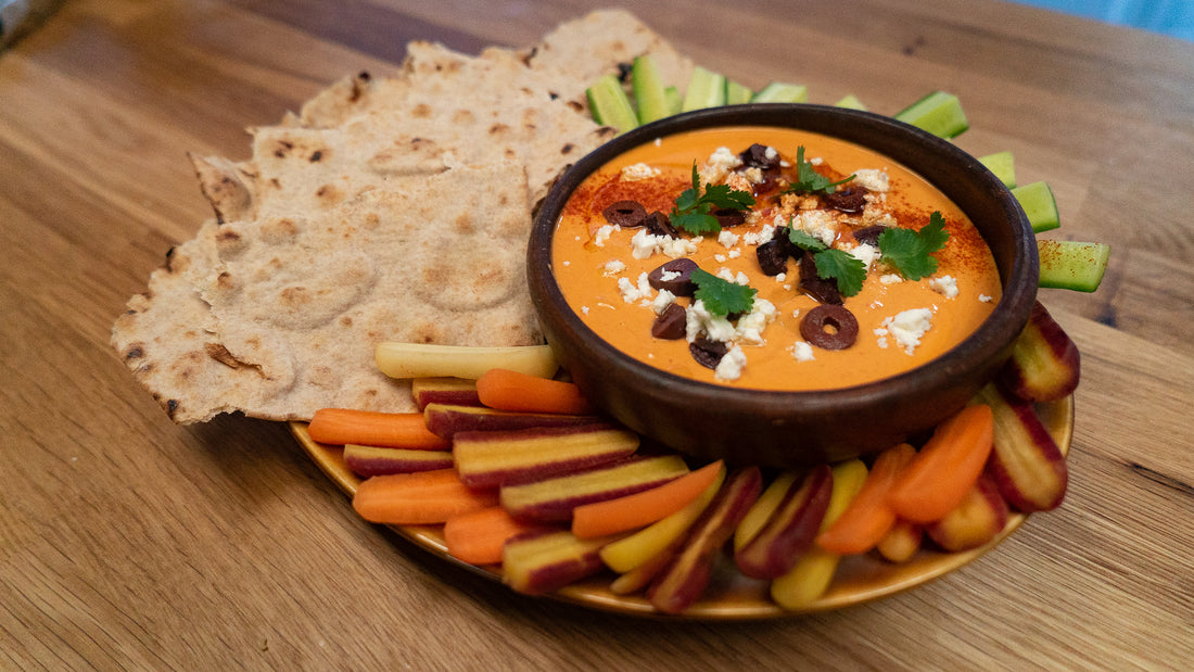 Roasted Red Pepper Hummus